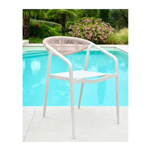 Fauteuil de jardin - Blanc - FONTANA BLANC
