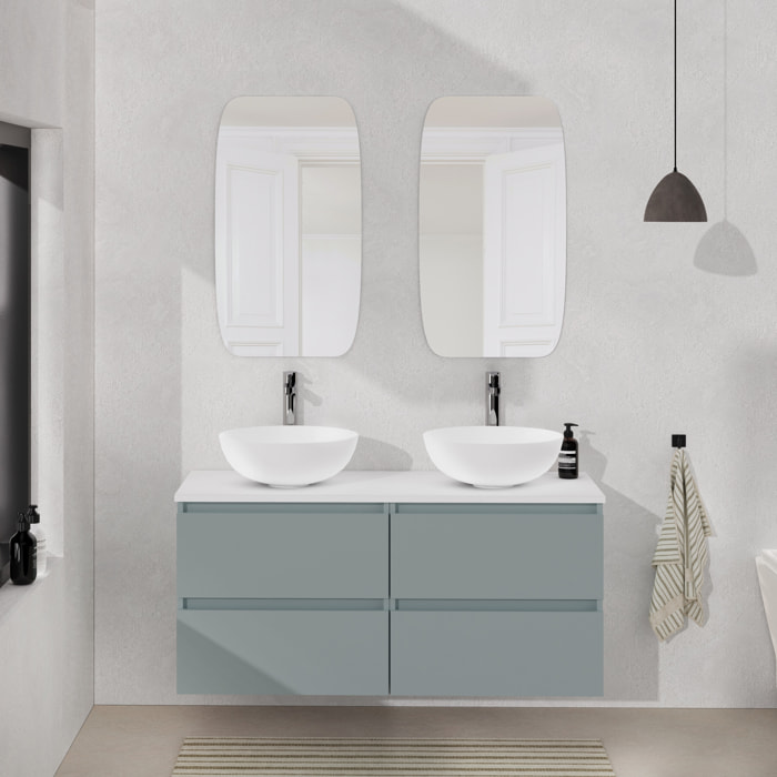 Conjunto mueble de baño BLU Alday, 120cm, Azul Oceano