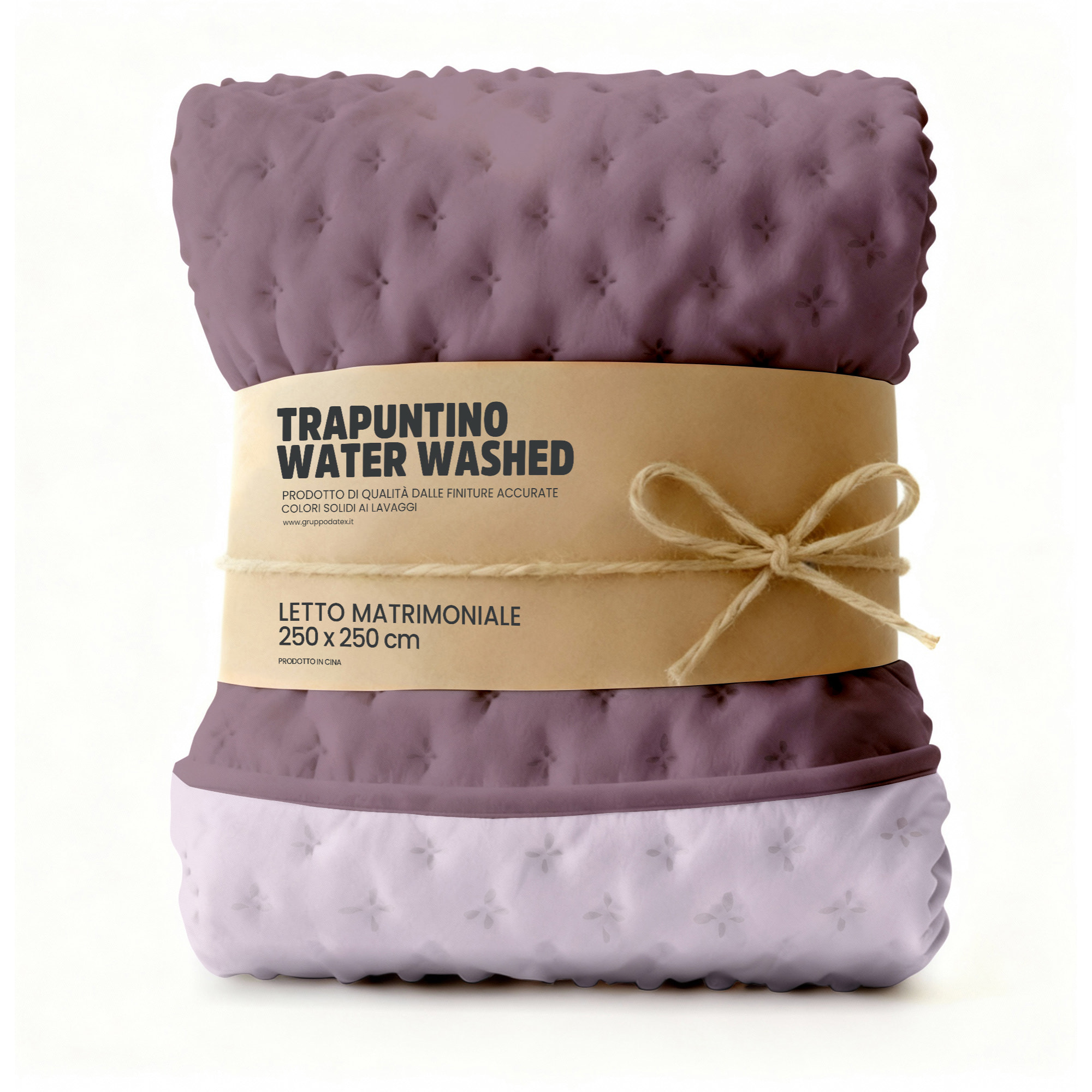 TRAPUNTINO WATER WASHED MATRIMONIALE