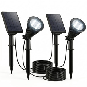 2 Spot solaire projecteur SPIKY AWAY 200
