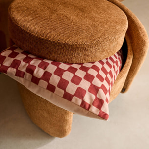 Tabouret coffre contemporain tissu KALO