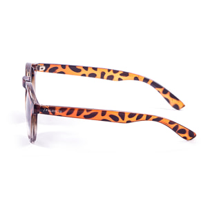 Gafas de sol PALO ALTO NEWPORT - Demi marrón superior con detalle blanco / Ahumada