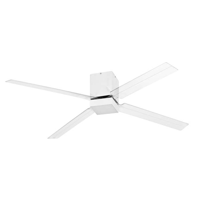 Forlight Ventilador IP20 Zonda LED 19.2W 3000K Blanco Transparente 1221lm