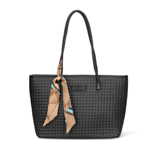 Borsa a mano donna - Modello Emberly Pro - Pelle vegana PU - 38.0 x 24.0 x 9.5 cm