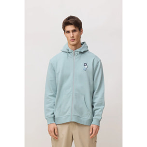 SUDADERA CON CAPUCHA FULL ZIP GOODS MIST