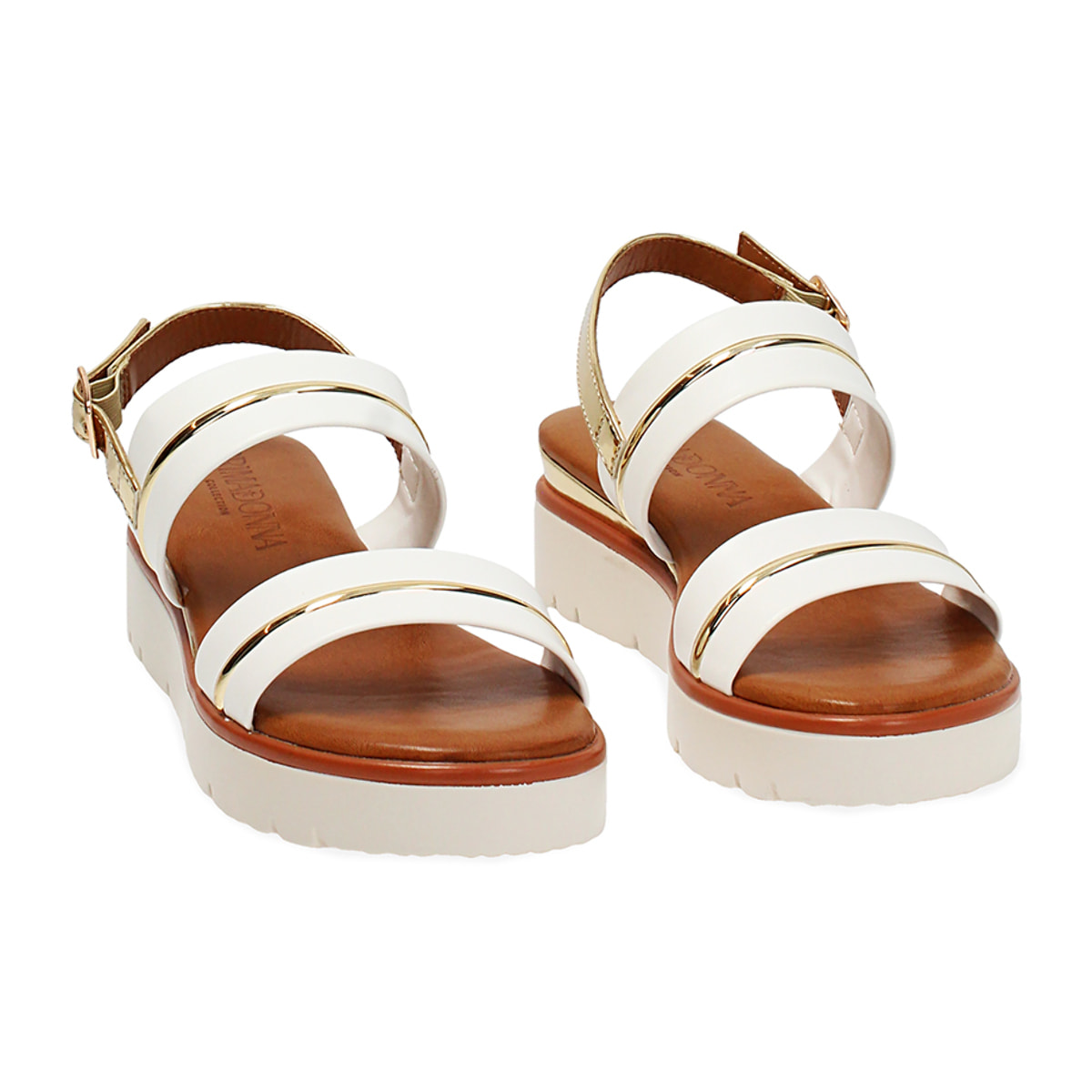 Zeppe donna bianche basic