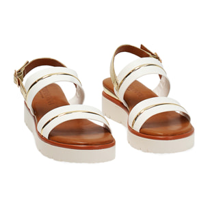 Zeppe donna bianche basic
