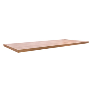 QUERCIA - Ripiano per tavolo da 160x90x5cm pranzo in legno con rivestimento in laminato di colorazione legno neutro.