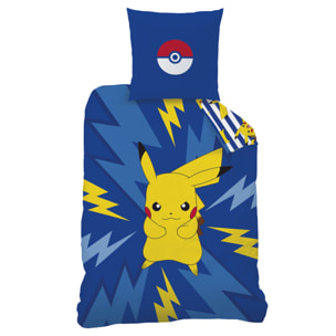 Parure de lit imprimée 100% coton, POKEMON SPIKE