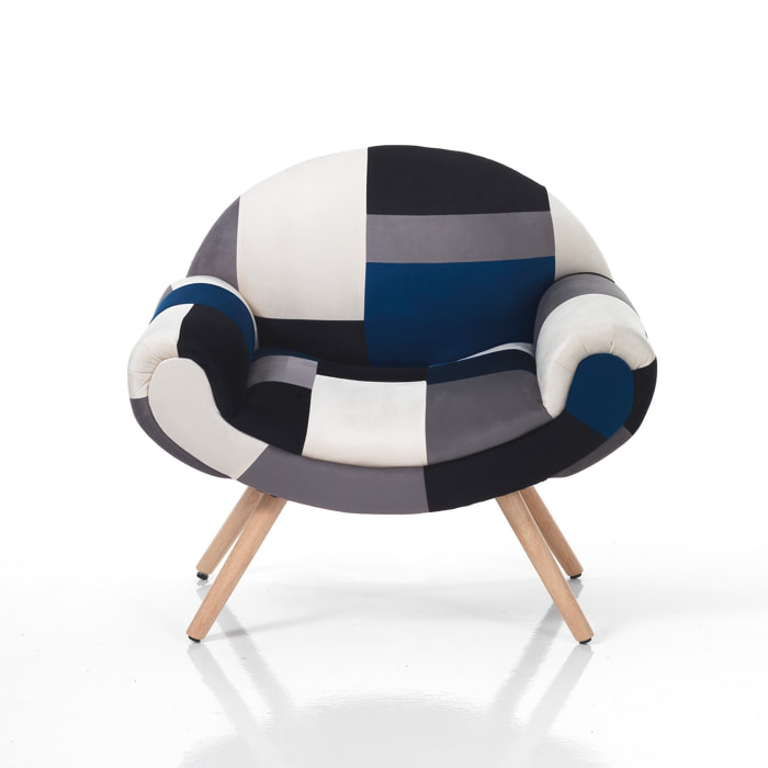 Tomasucci Fauteuil KALEIDOS-F BLUE Multicolore
