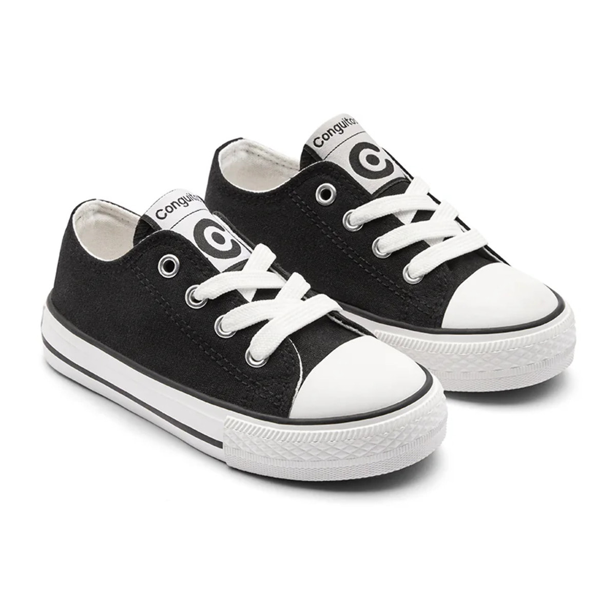 Zapatillas Bajas Básicas Niños Negro