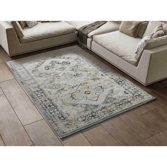 SPRINGS Alfombra estilo vintage de pelo corto multicolor, varias medidas disponibles