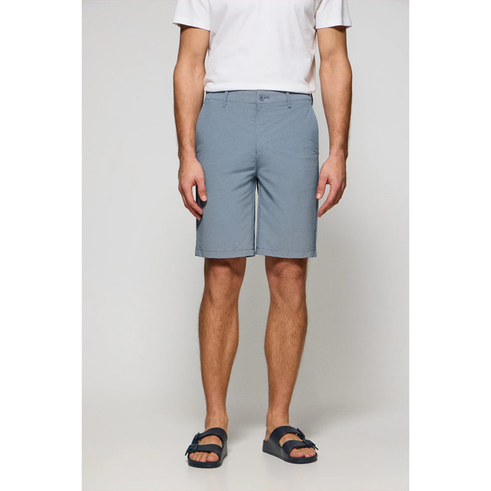 Pantalón corto técnico azul denim Walkabout