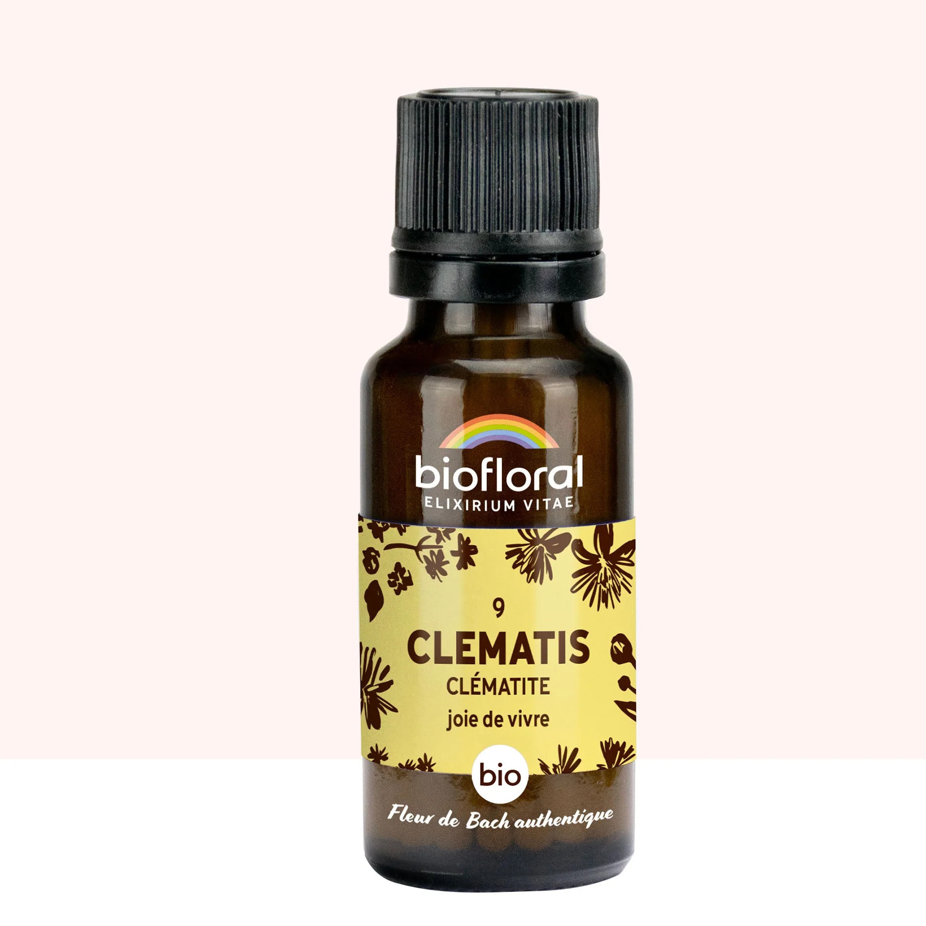 Biofloral - 09 Clematis, Clématite - Bio - 19,5 gr