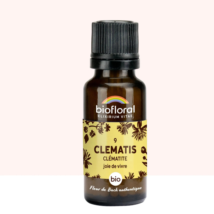Biofloral - 09 Clematis, Clématite - Bio - 19,5 gr