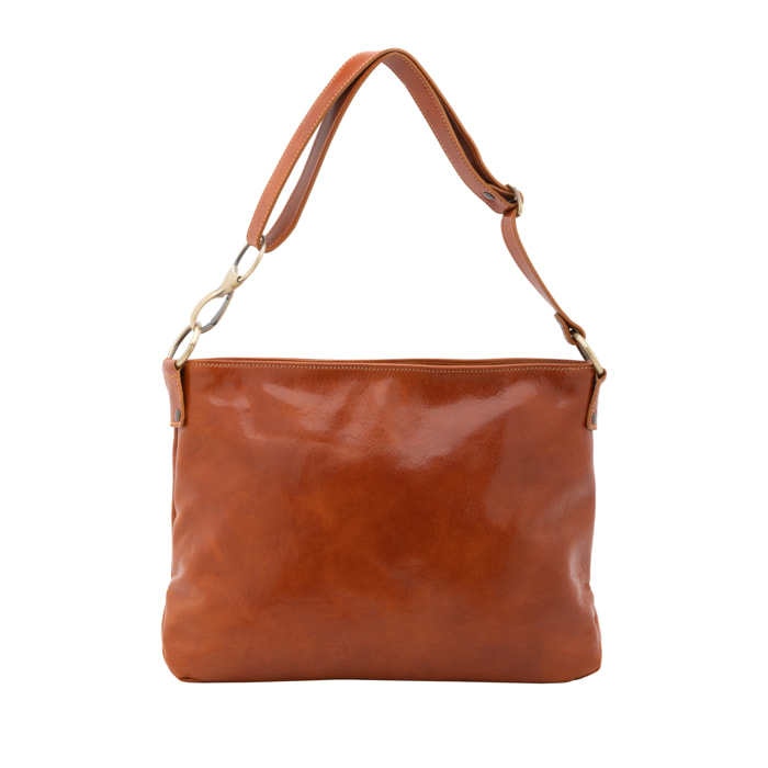 Borsa a spalla  da donna In Vera pelle Made in Italy 38x29x11 cm