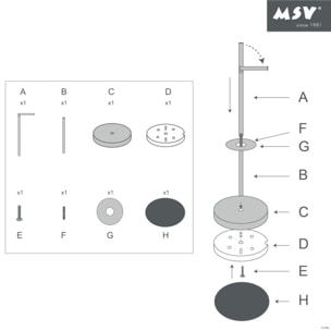 Porte Rouleau Et Systeme Réserve MSV