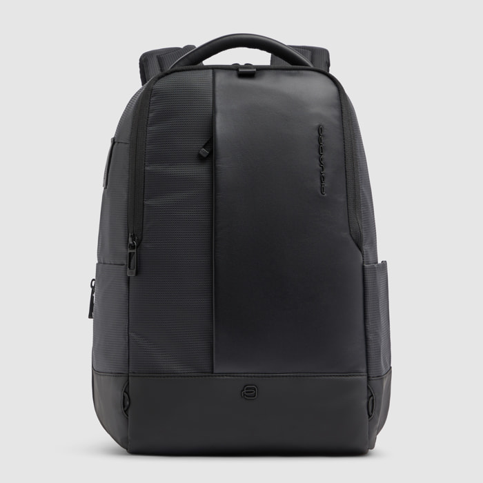 Piquadro Zaino uomo porta pc 14" con porte USB e USB Type C