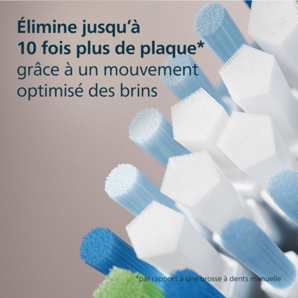 Brossette dentaire PHILIPS Sonicare lot de 2 -  HX9042/88 black Premium Plaque Defence C3