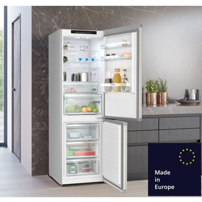 Réfrigérateur combiné SIEMENS KG36N2IBF iQ300, Tiroirs hyperFresh 0°