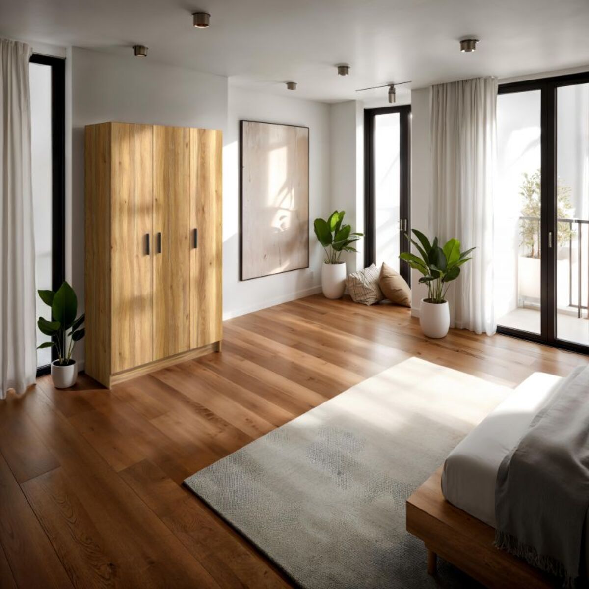 Armario Multi Useful SH 110 3 Puertas Roble Alpine