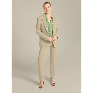Elena Mirò - Giacca in cady color "greige" - Beige