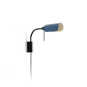 MARTINICA S Lampada da parete braccio a parete blu