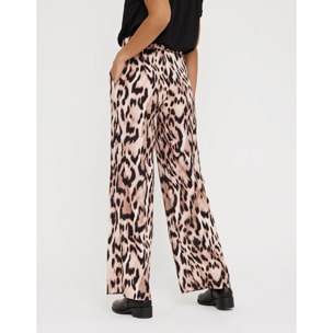 Pantalón Largo Estampado Animal Print - Lorsinala