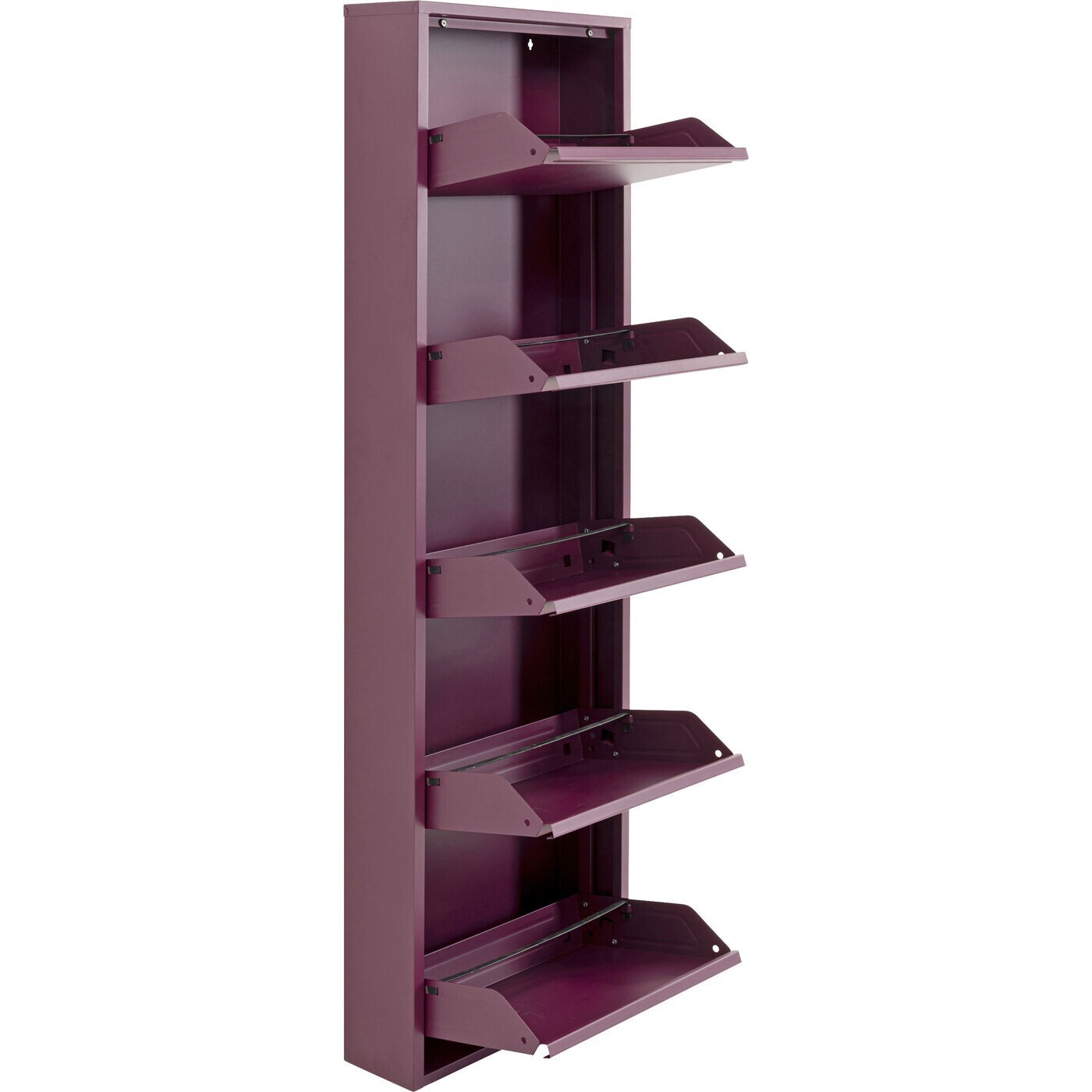 Casier à chaussures Caruso violet 5 tiroirs Kare Design