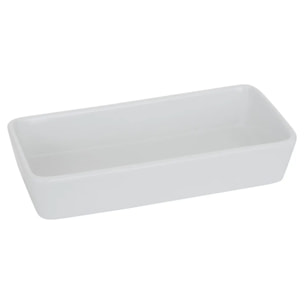 Service apéritif Bambou 9 pièce(s) blanc L58xp22xH5cm