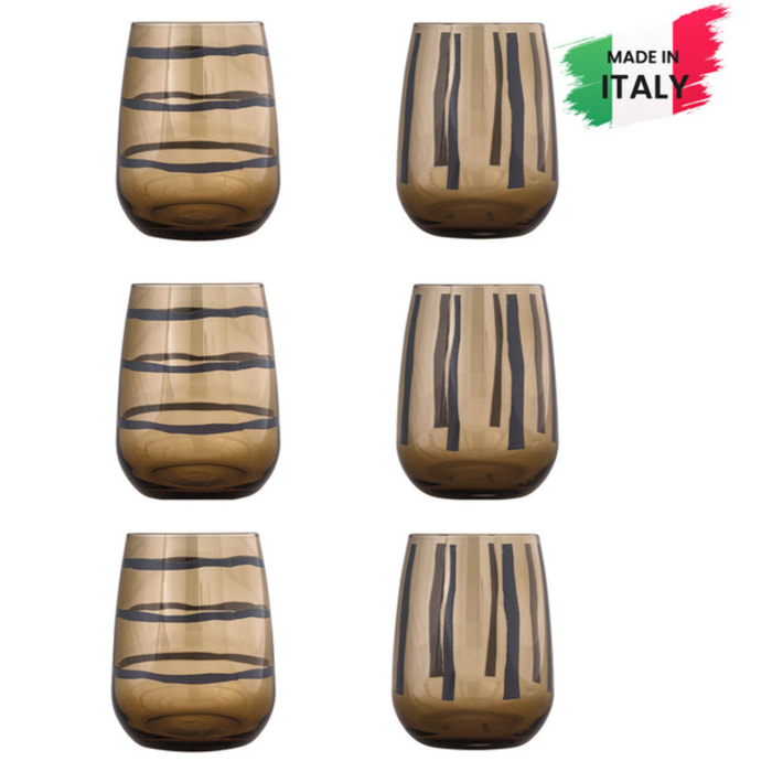 Set 6 bicchieri Malto
