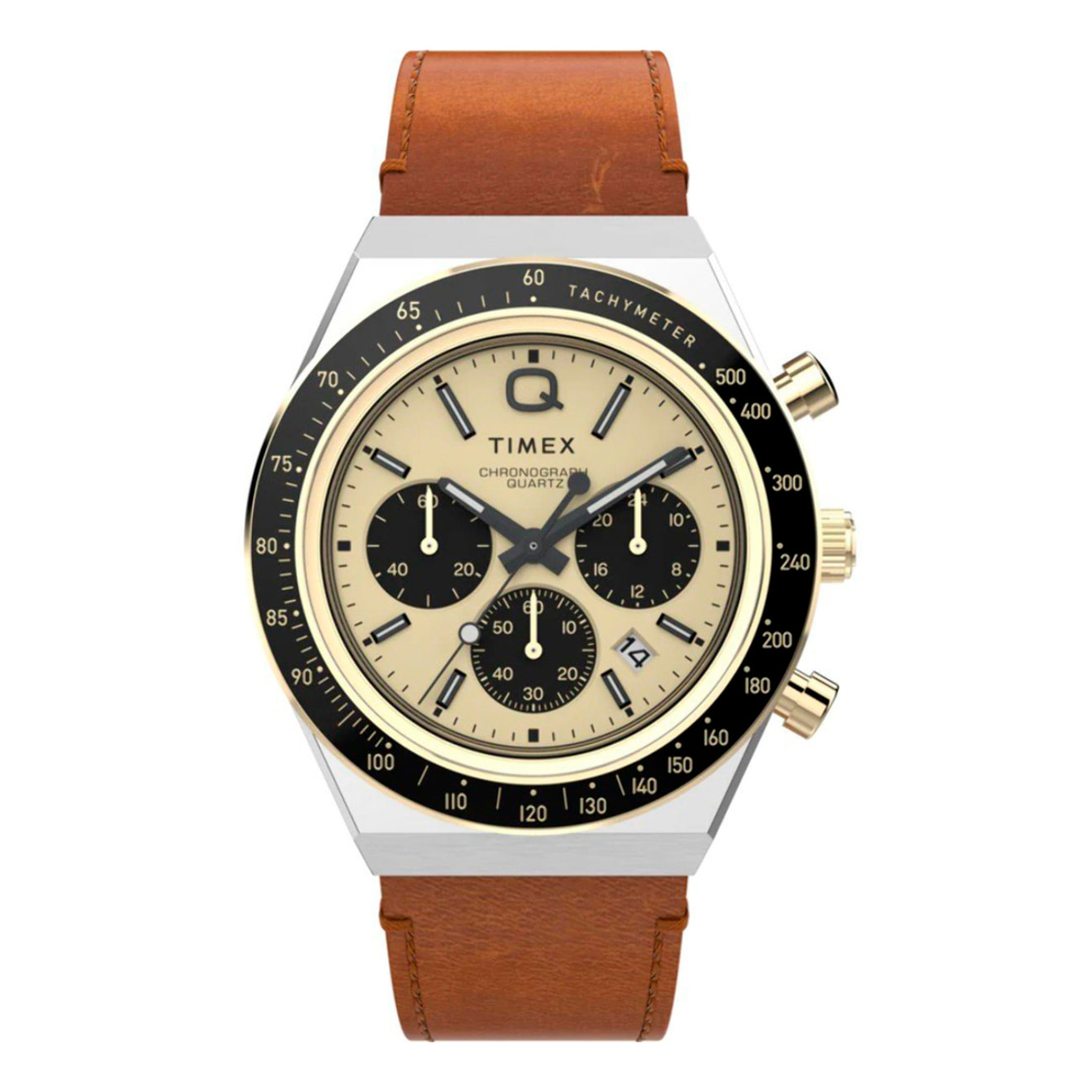 Reloj Timex TW2W64400 Hombre Analogico Cuarzo con Correa de Cuero