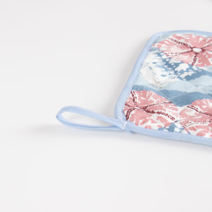 Guanto da forno con design 22x22 cm.