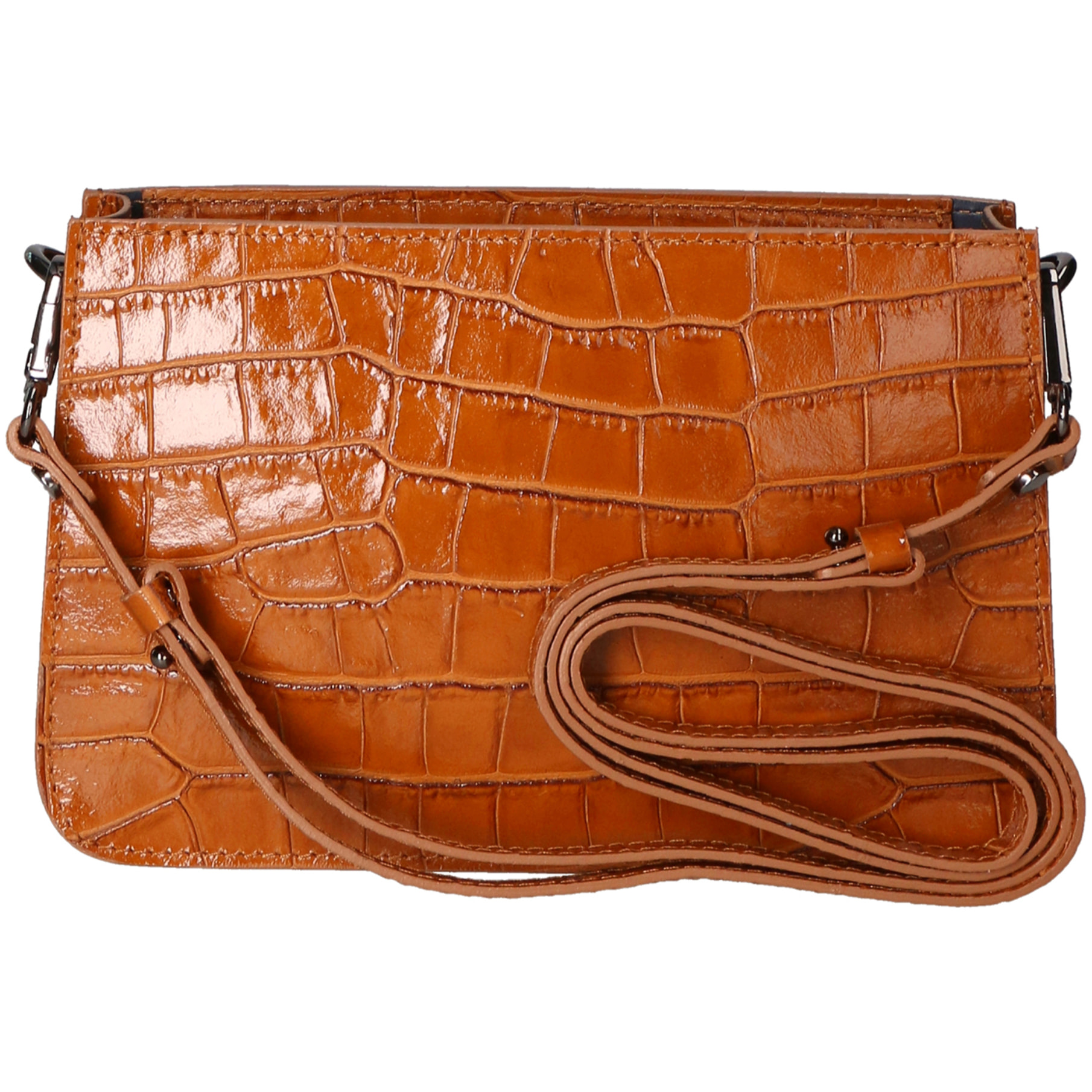 Borsa a spalla da donna In Vera pelle Made in Italy 25x16x6 cm