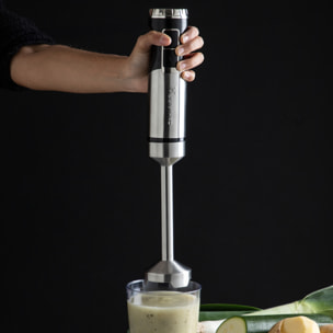 Set de batidora de mano foodies de 1000w con control de velocidad y vazo de 700ml masterpro
