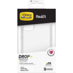 Coque OTTERBOX Samsung S22+ React transparent