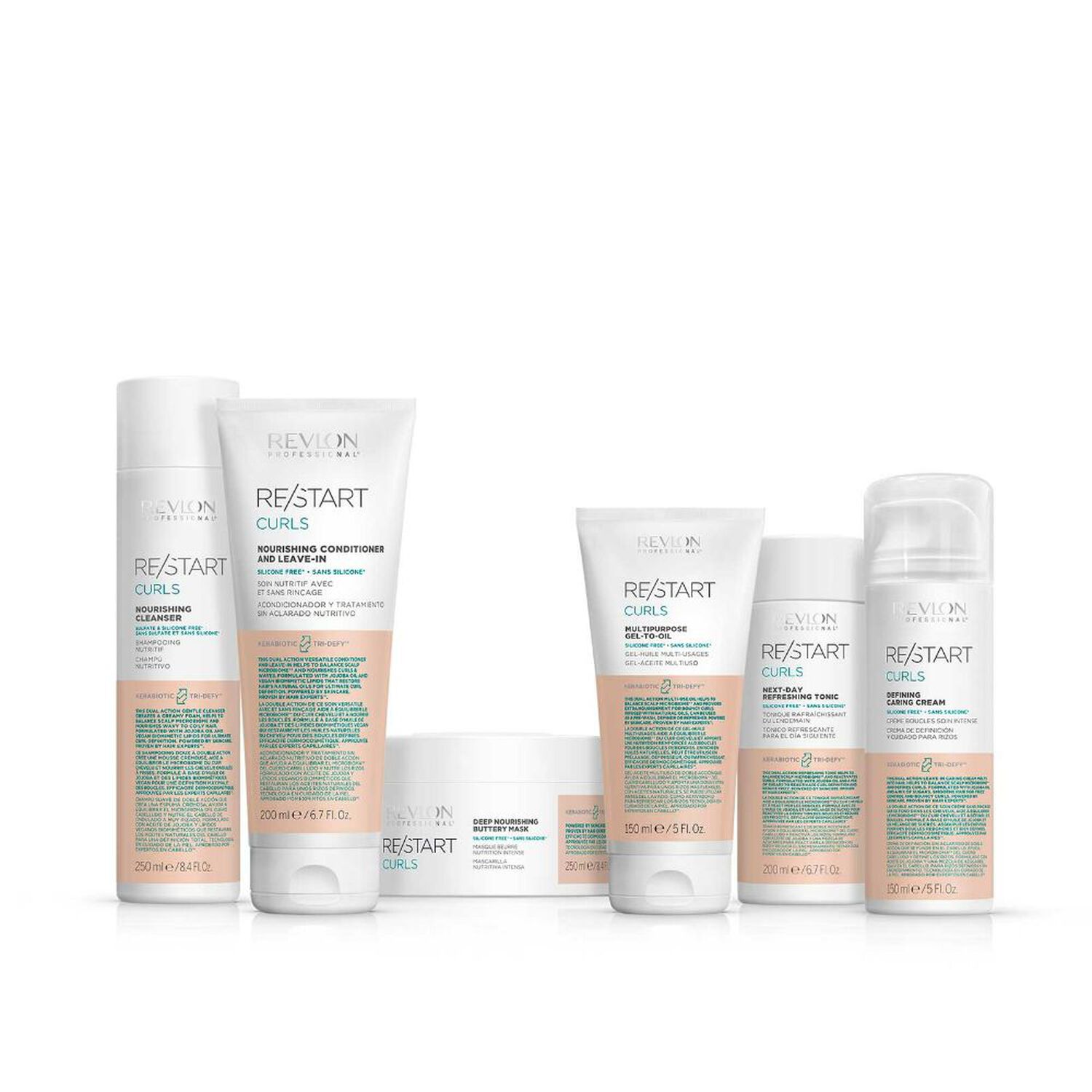 RE/START CURLS - Shampooing Nutritif - Cheveux Bouclés 250 ml