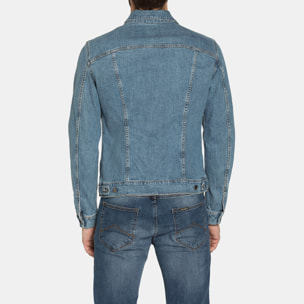 GIACCA DI JEANS DA UOMO MOD. TRUCKER IN DENIM STRETCH