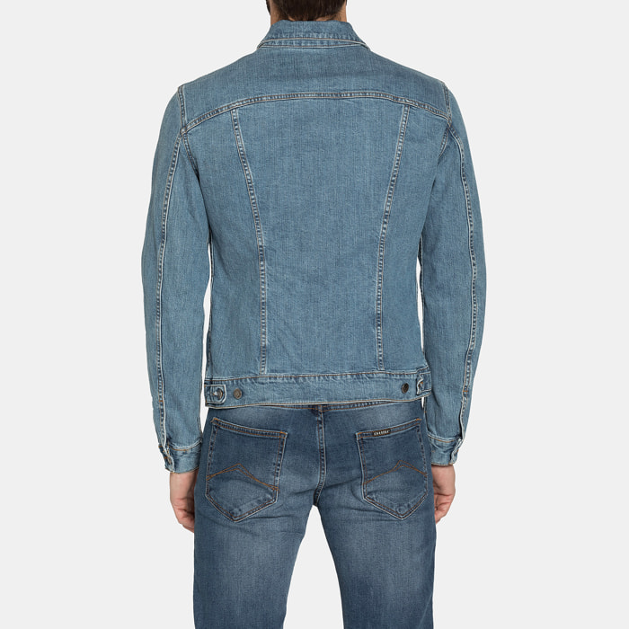 GIACCA DI JEANS DA UOMO MOD. TRUCKER IN DENIM STRETCH