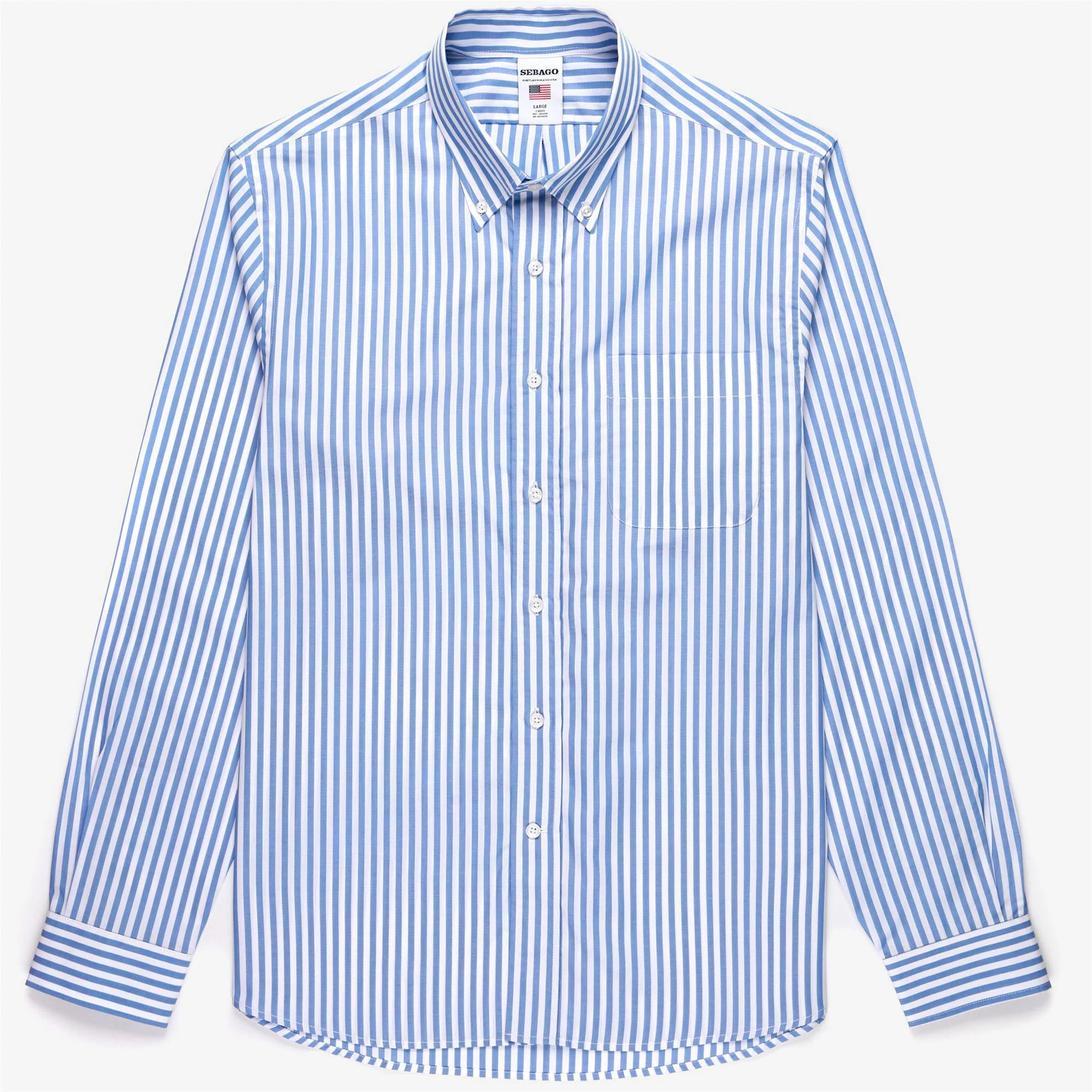 Camicie Sebago Uomo Donna Blu OAKLAND