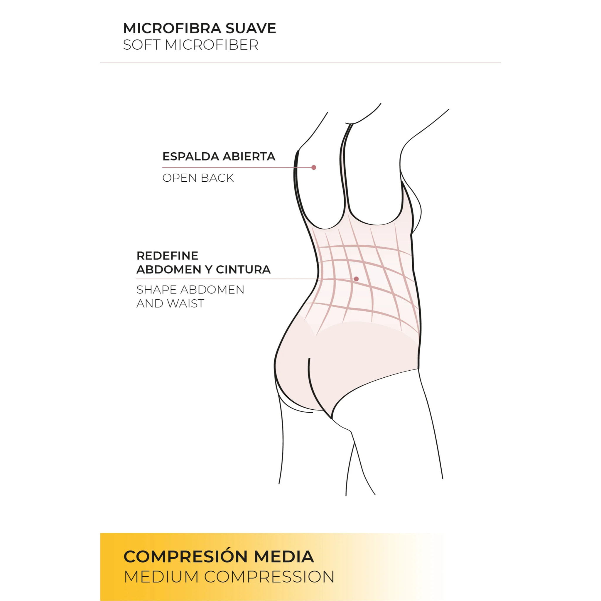 Body nero in pizzo a mezza compressione con coppa C