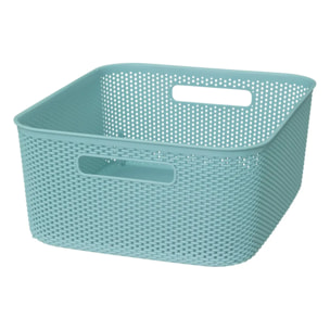 Panier en crochet Crochy 11L bleu
