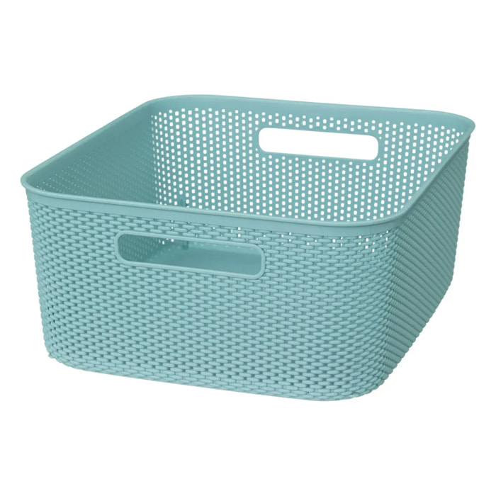 Panier en crochet Crochy 11L bleu