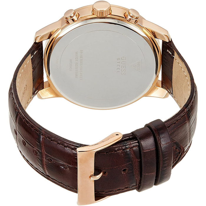 Reloj Guess W0380G4 Hombre Analogico Cuarzo con Correa de Pu & leather strap