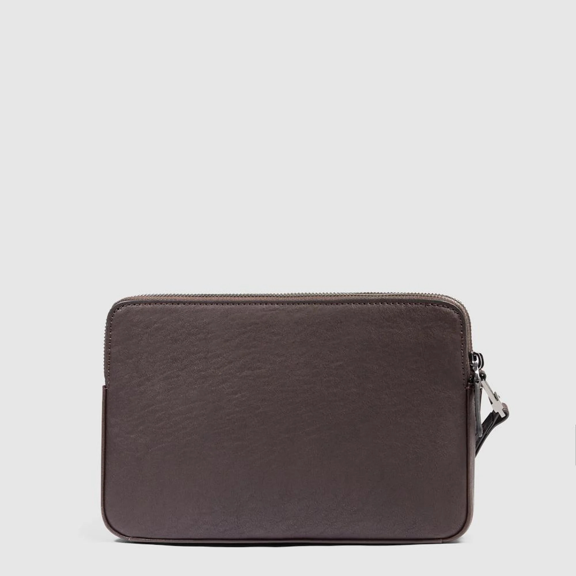 Piquadro Pochette in pelle con portacarte di credito, schermato con protezione RFID