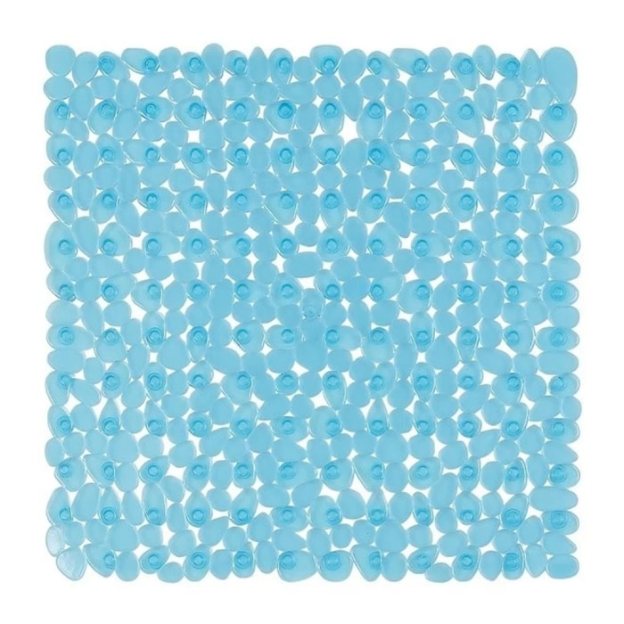 Tapis Fond de douche PVC RIVERSTONE Bleu Clair Spirella