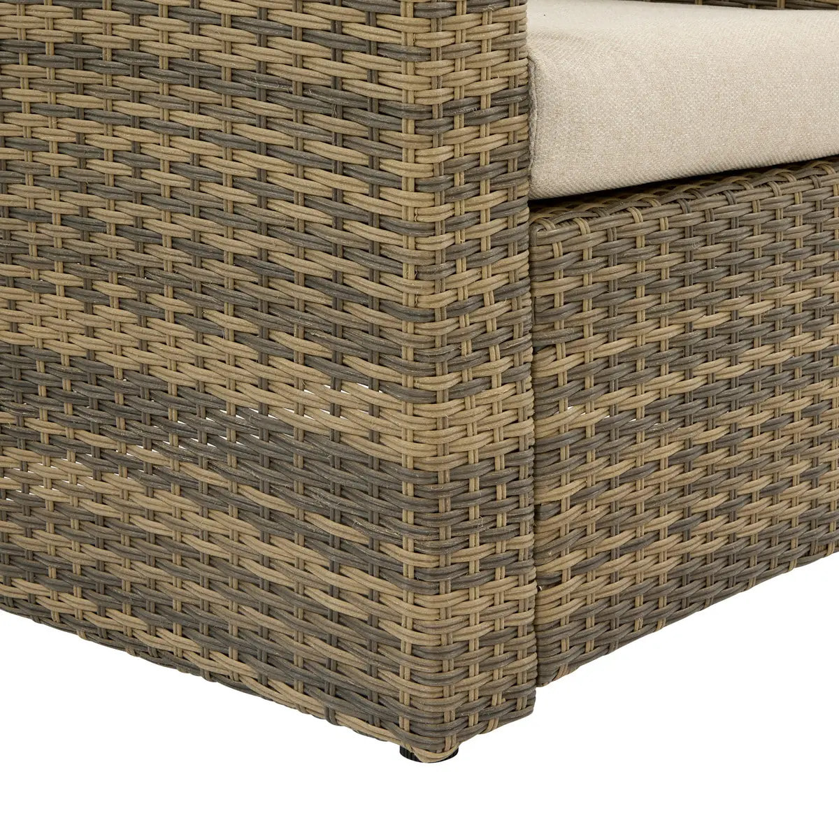 Fauteuil de salon de jardin Selenim beige ficelle