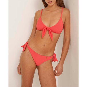 Top de bikini con lazo de quita y pon