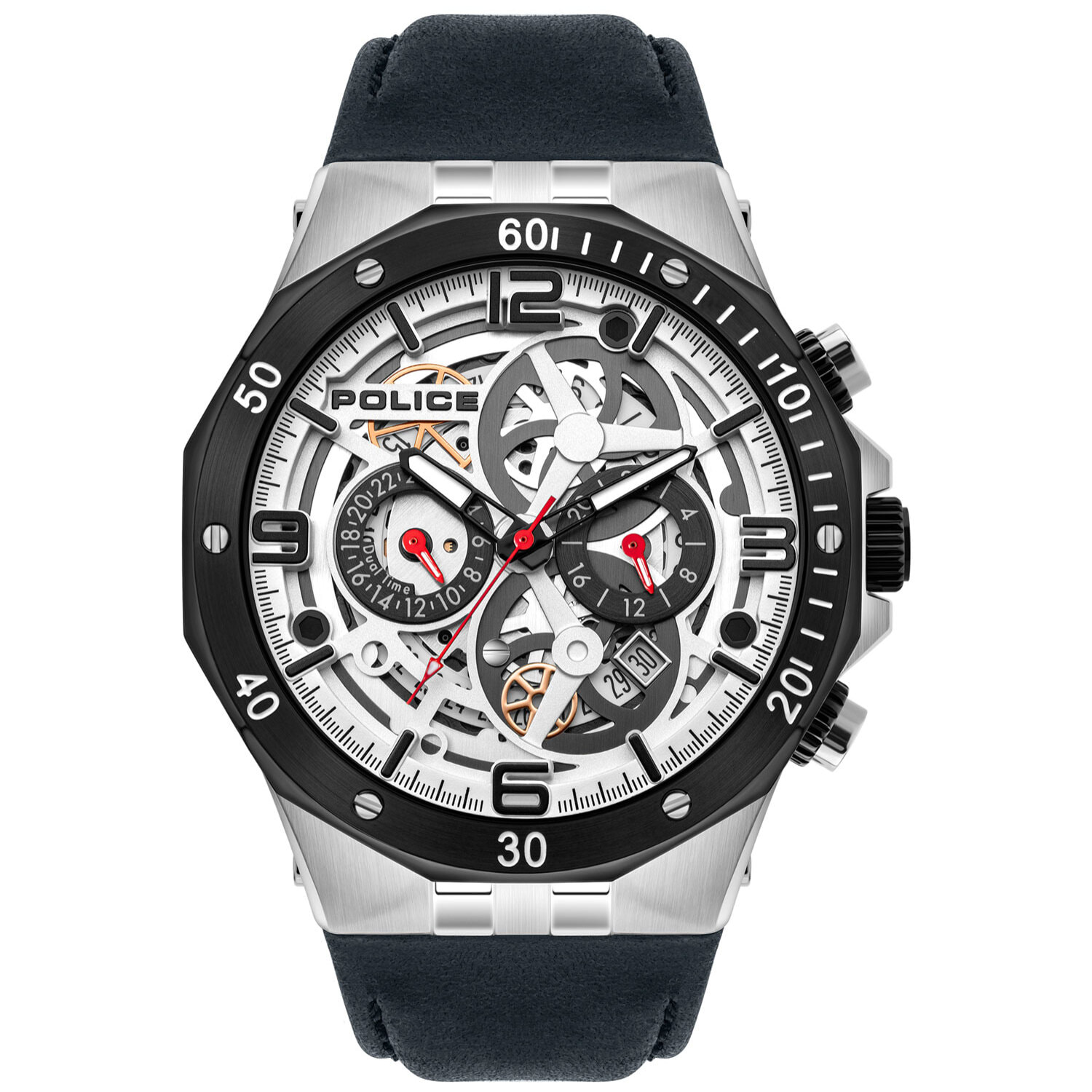 Reloj Police PL.16065JSTB-04 Hombre Analogico Cuarzo con Correa de Cuero