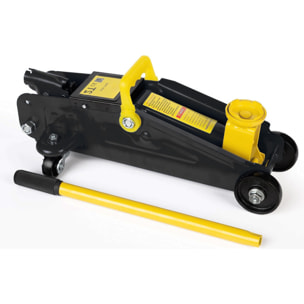 Cric Sollevatore Idraulico Per Auto Martinetto 2t Ruote Bidirezionali A Cuscinetto Assetto Ribassato Professionale Veicoli Auto Moto Con Valigetta